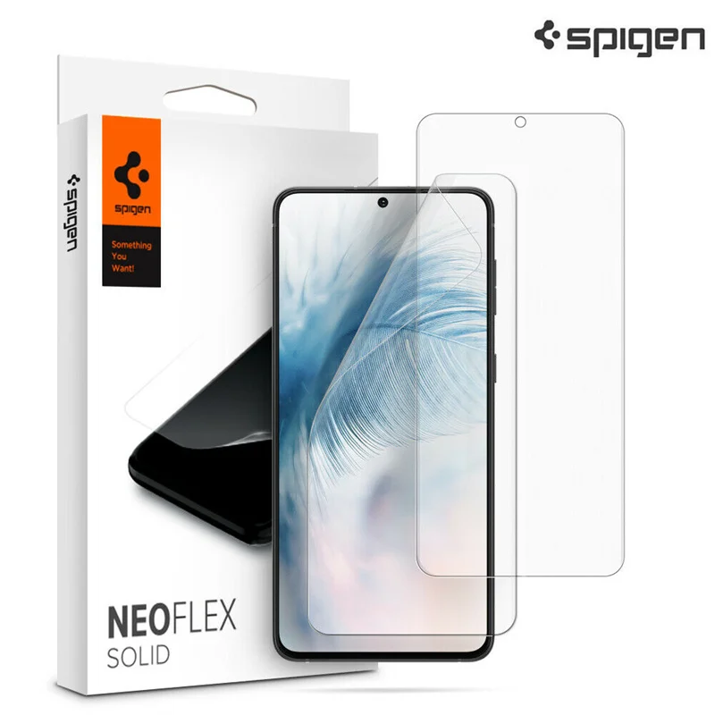 

Original Spigen 2PC Screen Protector [NeoFlex] Shockproof Ultra Slim Hydrogel Film For Samsung Galaxy S21 / S21 Plus / S21 Ultra