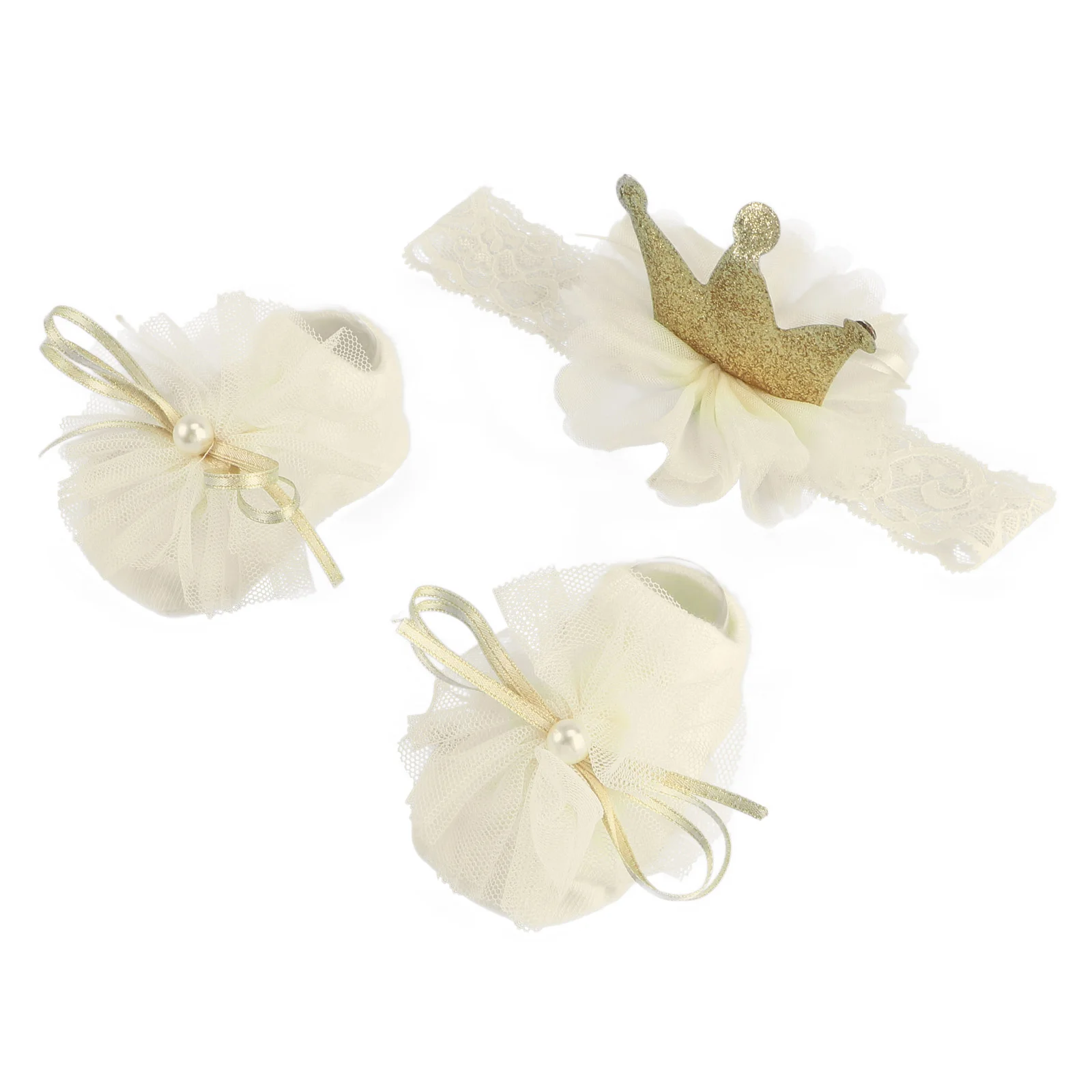

1 Set of Baby Socks Hairband Newborn Gift Clothing Ornament for Party Festival