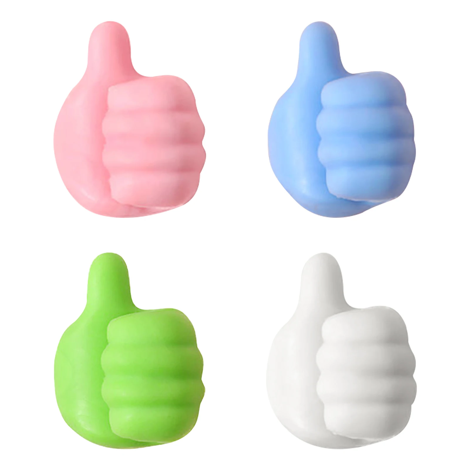 

8pcs/pack Fixing Keys Behind Door Line Accessories Wall Hook Cute Clip Hanger Multifunctional Cartoon Mini Hand Wire Organizer