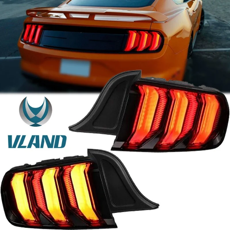 

Задние фонари для Ford Mustang 2015-2020, пара задних фонарей для замены