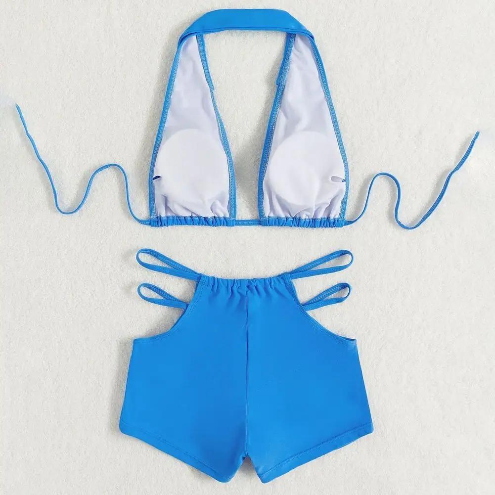 

Attractive Hollowed-out Summer Female Swimsuit Women Swimsuit Ruched High Elasticity