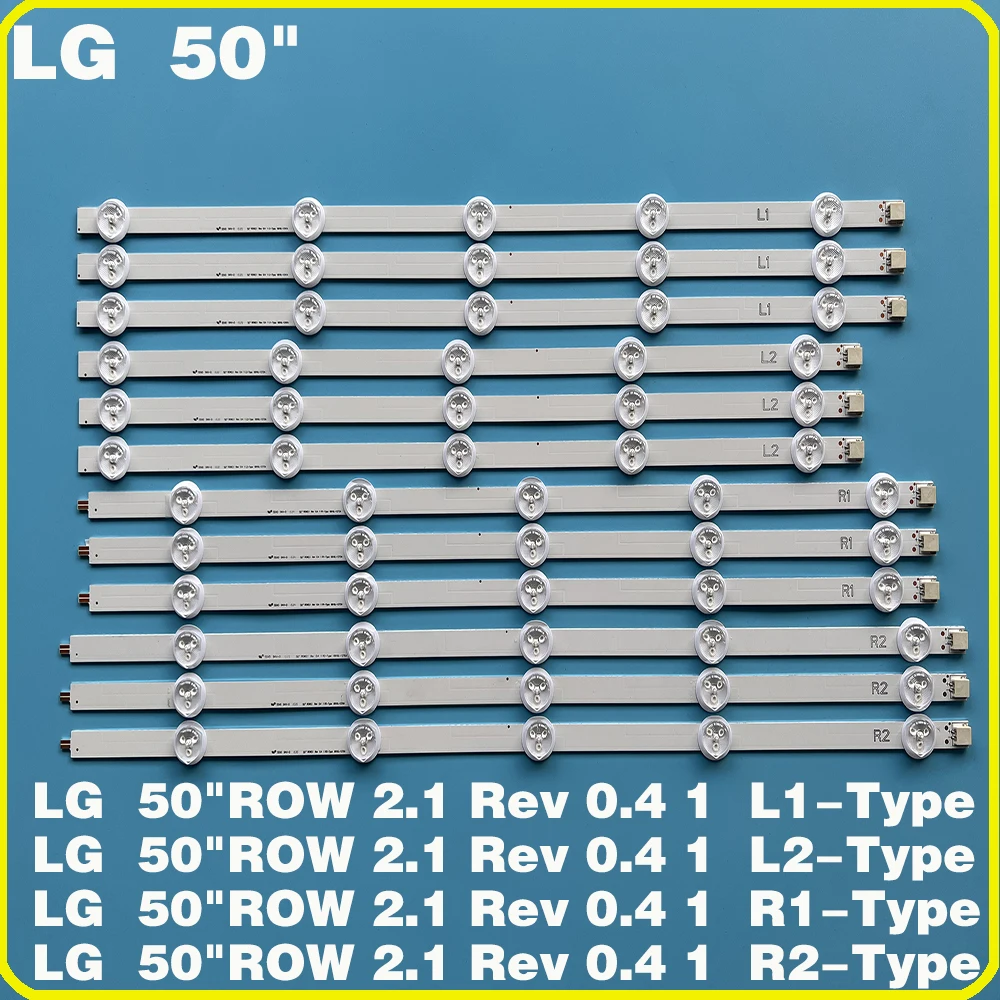 

Новая светодиодная лента для 50ln575 50la620s 50ln575 50ln578 50ln570 50la620 50la613 50ln5400 50LN5400 50LA620V 6916L-1276A 1273A 505LA2v