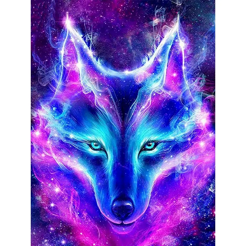 

GATYZTORY 5d DIY Diamond Painting Dog Full Drill Square/Round Diamond Embroidery Animal Diamond Mosaic Needlework Home Decor