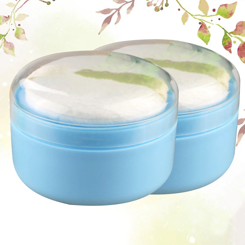 

Puff Container Baby Box Case Forbody Loose Talcumkids Plush Holder Sponge Bath Makeup Empty Face Diy Infant Powderdispensor