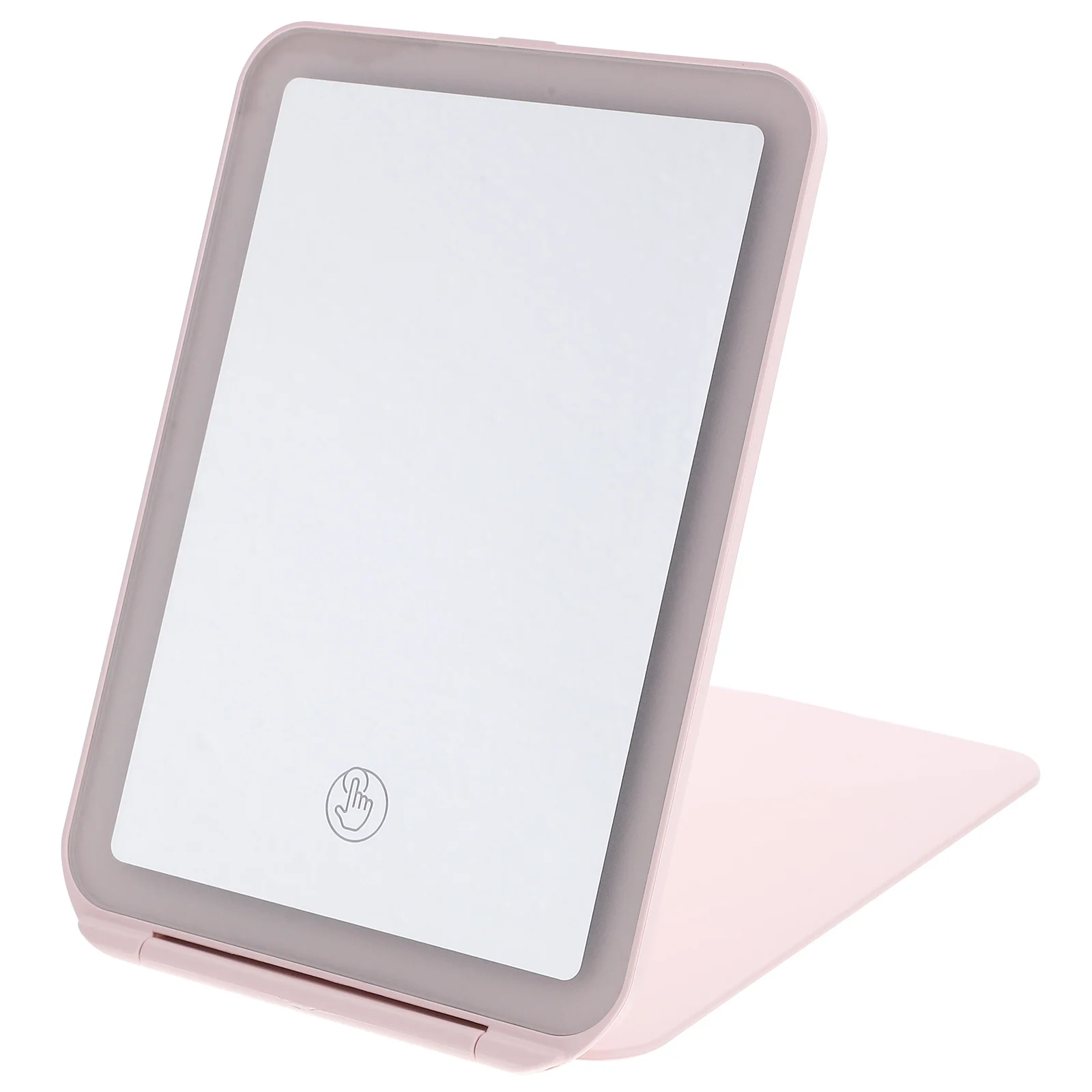 

LED Vanity Mirror Makeup Woman Plastic Square Creative Personal Mirrors Desktop