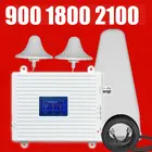 Комплект потолочной антенны, Усилитель мобильного сигнала 900, 1800, 2100, трехдиапазонный усилитель LTE, ретранслятор сотового телефона GSM 2G, 3G, 4G