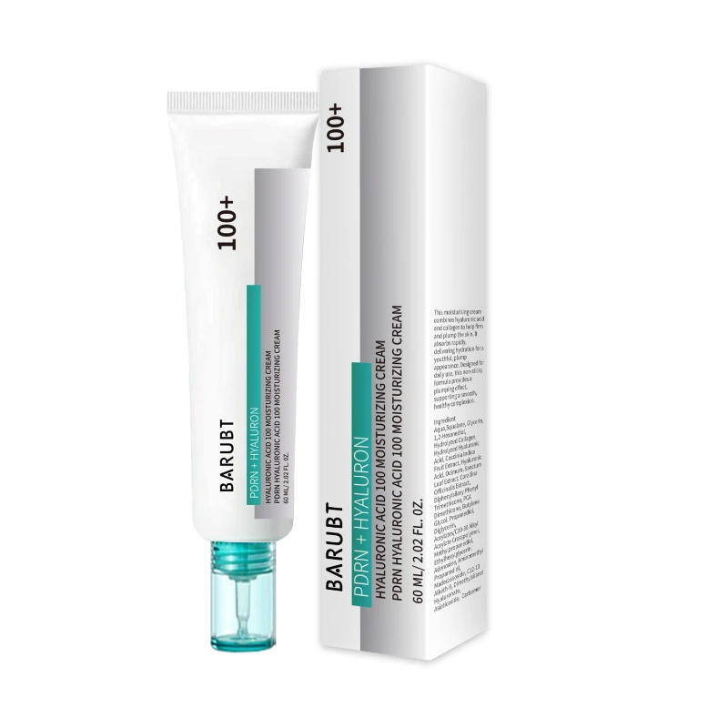 Фото Крем для лица PDRN Hyaluron: лифтинг, упругость, сияние кожи, глубокое увлажнение, нежное питание. Корейский увлажняющий крем для лица. №5