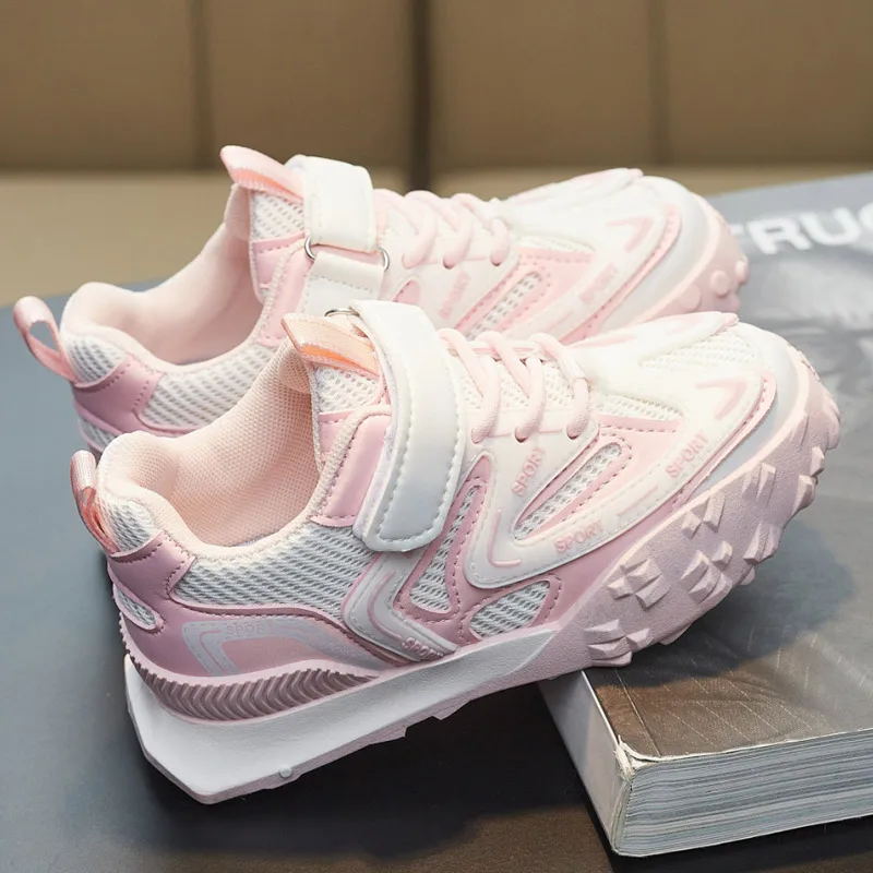 

Children Tenis Girls And Boys Sneakers for Kids Casual Shoes Breathable Sports Flats Fashion Non-slip 4 Colors Size 26-36#1106