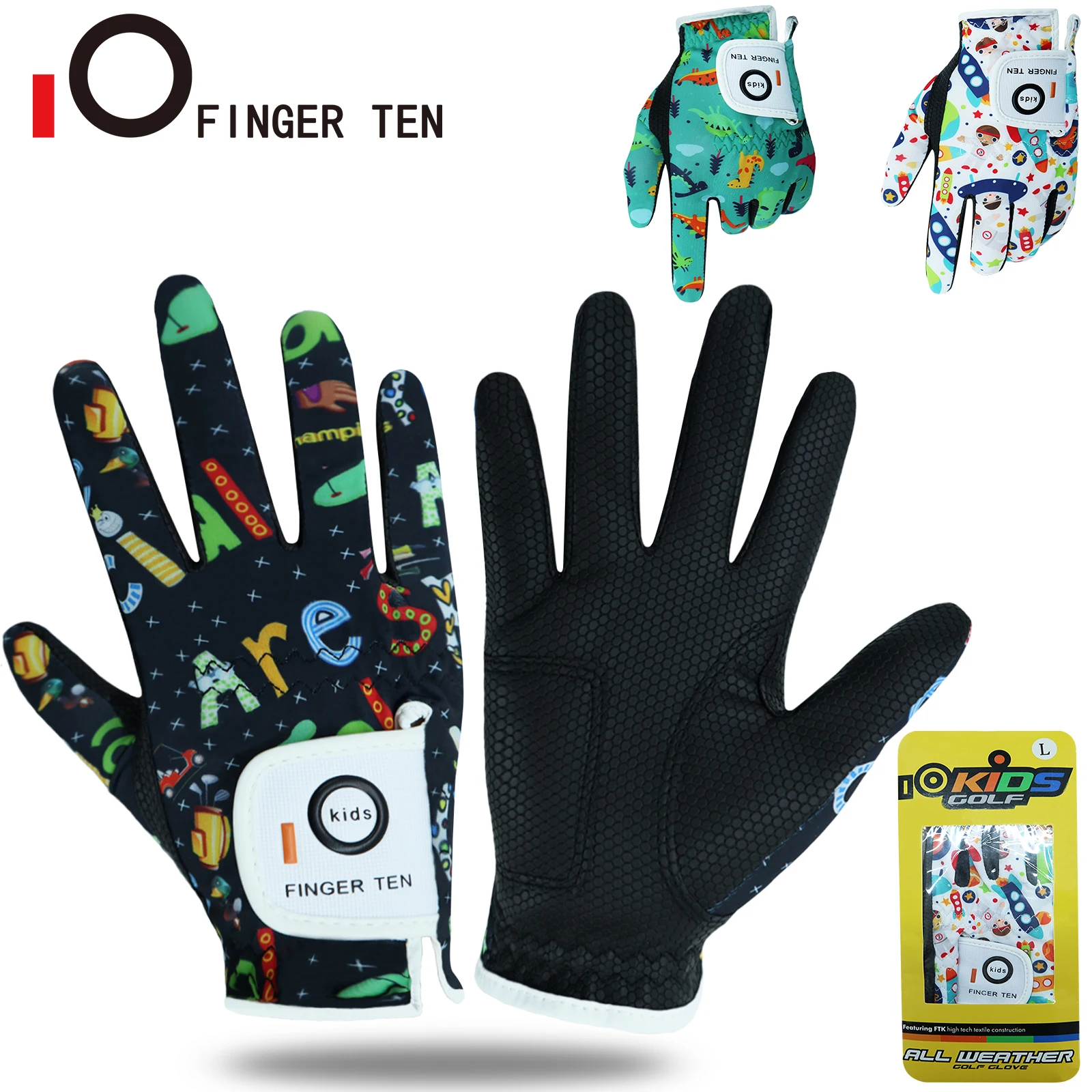 Gloves Junior Breathable Left Right Hand Soft Glove Rain Gri