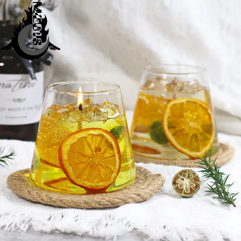 

wholesale Scented Candles Decorative Candles Home In Glass Jars Lemonda Drink Candles Gel Wax