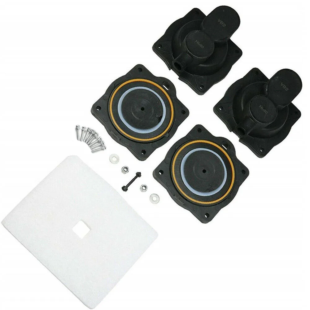 

Brand New Rebuild Repair Kit For HP80 HP60 Air Filter Air Pump Retrofit Complete Kit Diaphragm Hole Clamps Plastic
