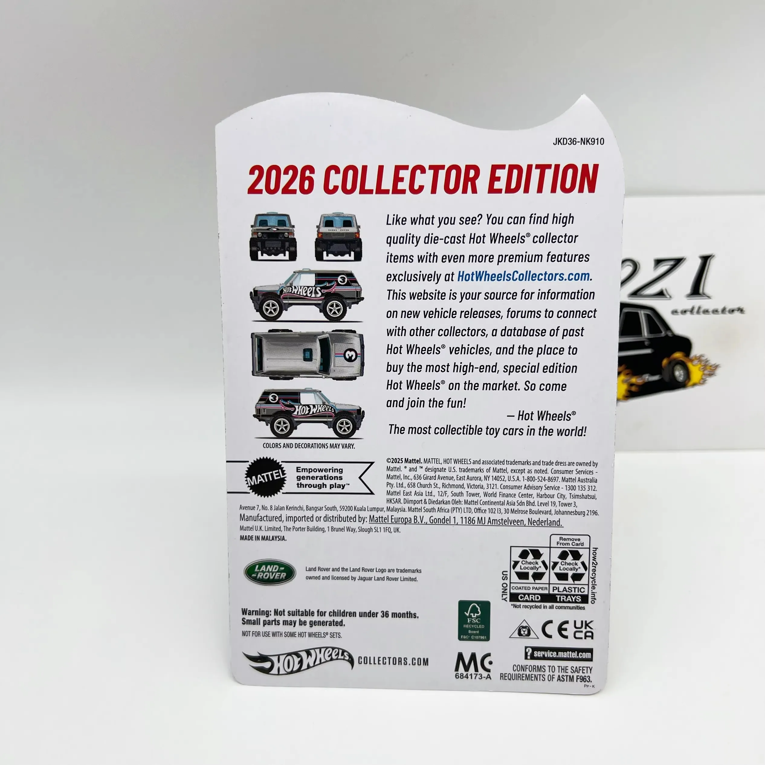 Фото Новая оригинальная модель автомобиля Hot Wheels 2026 года: Land Rover Range Rover, имитация из сплава ZAMAC, коллекционная игрушка для мальчиков, подарок №5