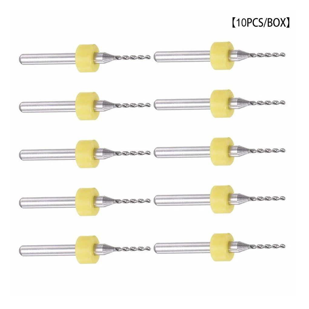 

10Pcs Bit Drill PCB Carbide CNC Board Tungsten Engraving Blade Cutter Accessories Replacement Alloy Suitable Fast