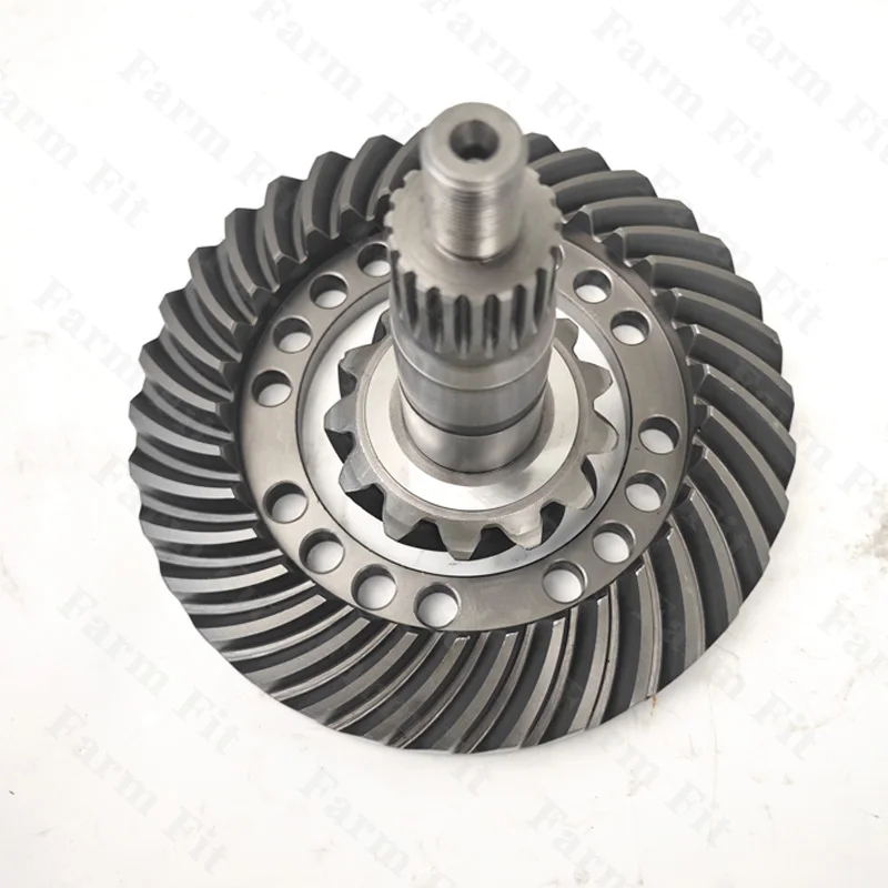 Hoge Kwaliteit Fabrieksprijs Al 161277 Для 6105M 6115M 6120 Deere Rondsel En Ring Tandwiel Set Conische Tanden = 1