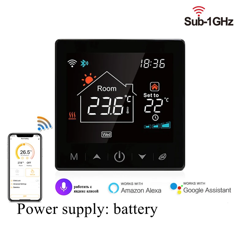 

EZAIOT Беспроводной термостат WBG833 для газовых котлов