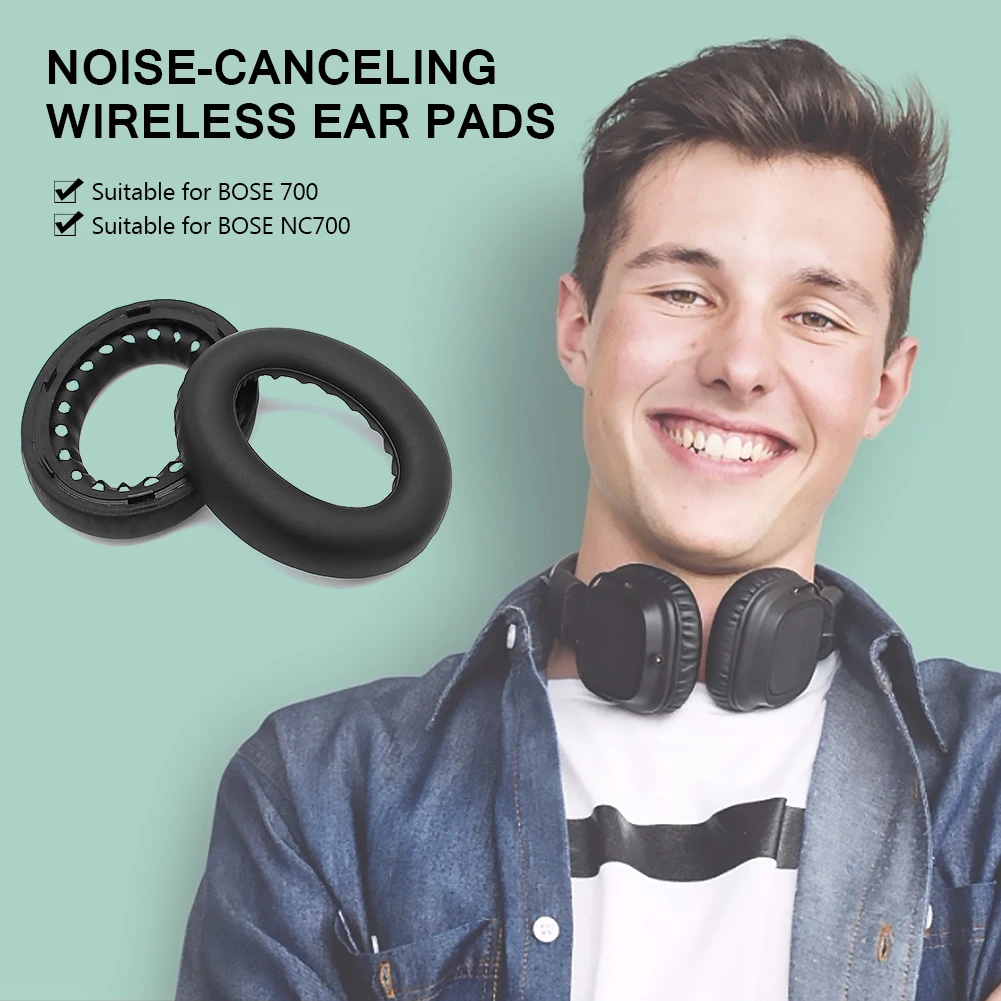 

1 Pair Wireless Headphone Ear Pads Covers for Bose 700/NC700 Headset Ear Cushion Ear Cover Earpads Repair Parts