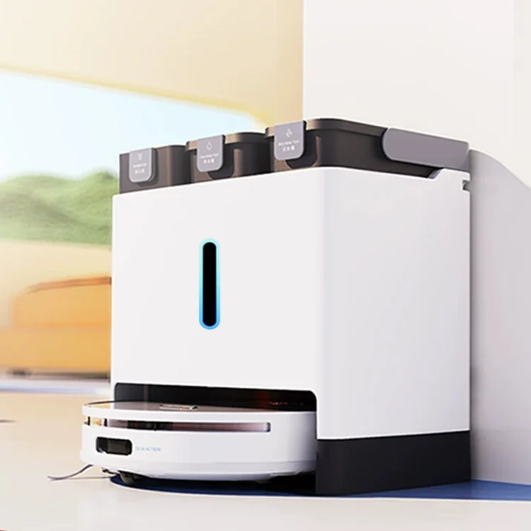 5000 ПА самоочищающаяся подъемная двойная Швабра Беспроводная робот-пылесос сухая