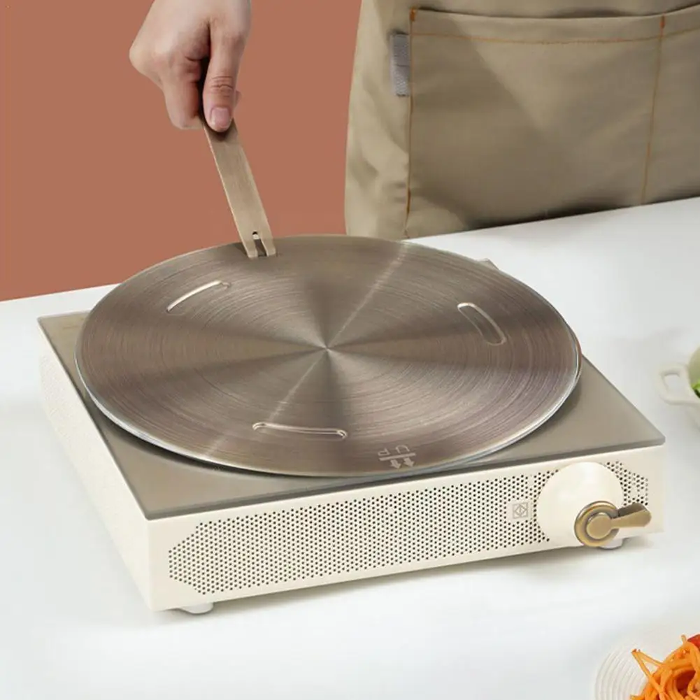 

Kitchen Induction Cooker Heat Conduction Plate Stainless Diffuser Accessories Plate Induction Stove Cooker Steel Heat M0x4