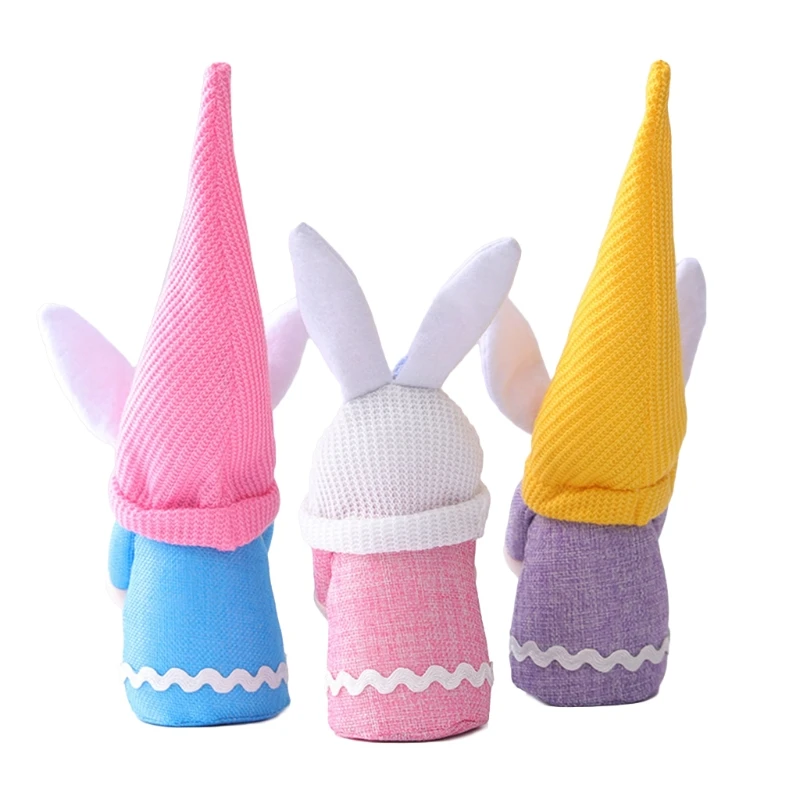 

Easter Faceless for Doll Rabbit Egg Happy Easter Decorations For Home Bunny Easter Party Supplies Kids Gifts DIY Decor A0KE