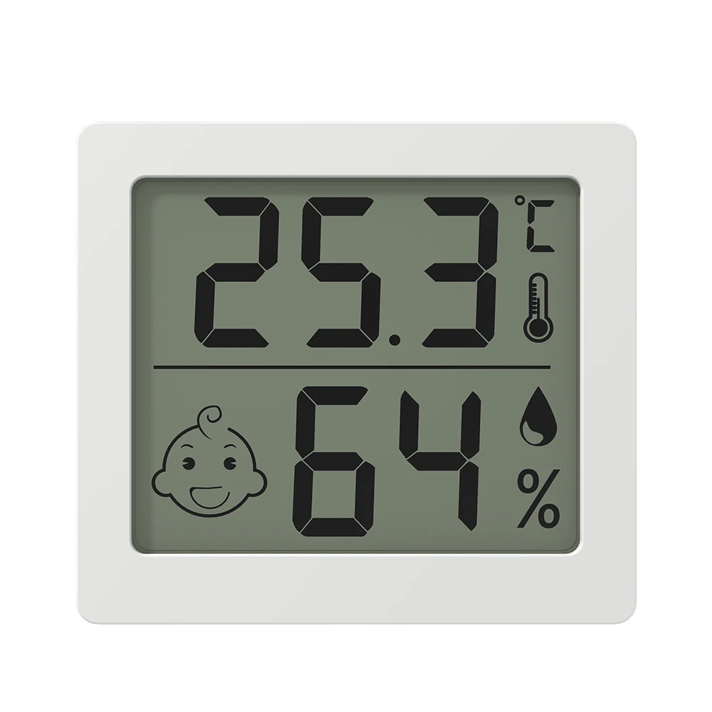 

Home Indoor Temperature And Humidity Meter Electronic Temperature And Humidity Meter With Bracket