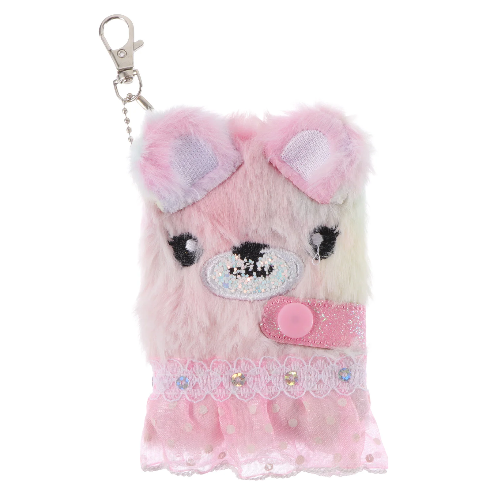 

Notebook Diary Plush Cartoon Notepad Journal Book Pattern Animal Office Pu Pocket Fluffy Planning Planner Writing Portable