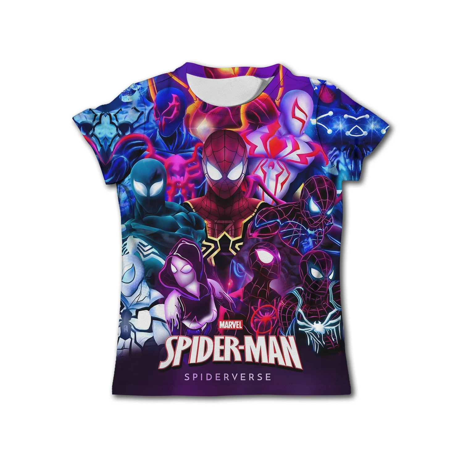 Купи Drop Ship Spiderman T-shirt Baby Boys Clothes Kids Short Sleeve SPIDER-MAN T-Shirts Children Cartoon Clothing Tops Free Shipping за 179 рублей в магазине AliExpress