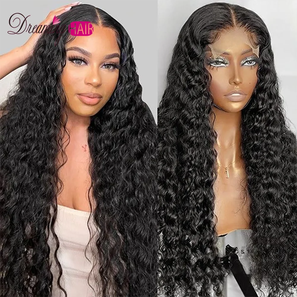 

Brazilian Deep Curly 5x5 HD Lace Closure Wig With Baby Hair Kinky Curly 13x6 HD Transparent Lace Frontal Human Hair Wigs 250%