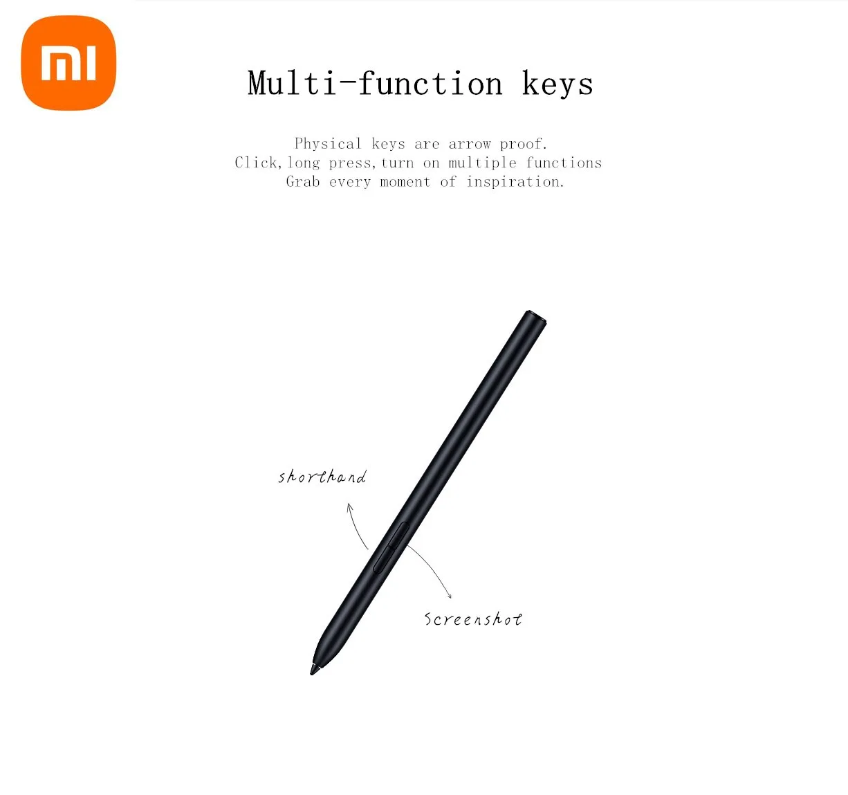 

Original Xiaomi Stylus Pen 240Hz Draw Writing Screenshot 152mm Tablet Screen Touch Xiaomi Smart Pen For Xiaomi Mi Pad 5 / 5 Pro