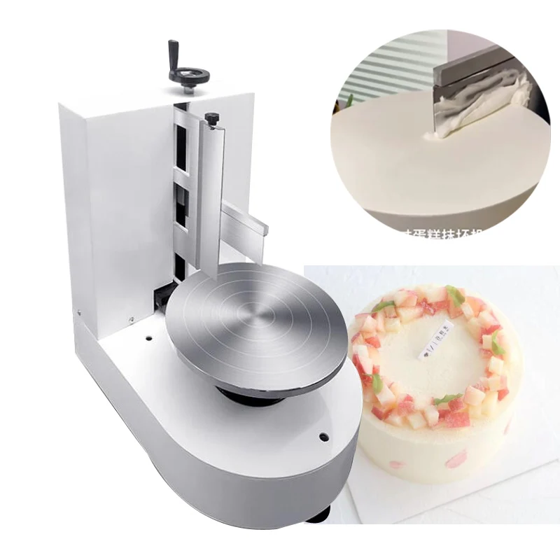 

110V 220V Electric Birthday Cake Cream Smooth Coating Decoration Machine Butter Cake Bread Cream Baking Decoration Spreader