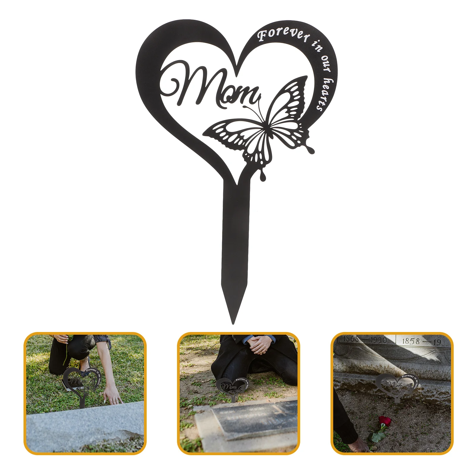 

Cemetery Stake Memory Delicate Memory Marker Relative Stake Outdoor Stake Sign Ornament