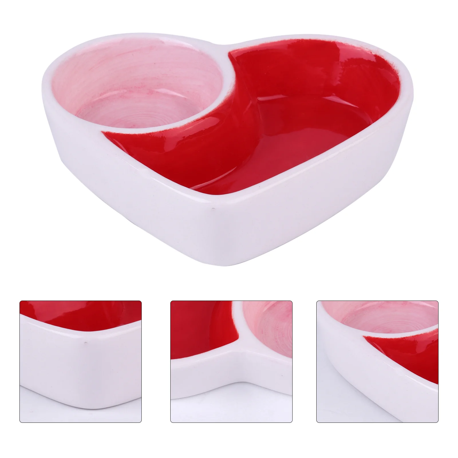 

1pc Pet Food Bowl Pet Feeding Bowl Durable Ceramics Bowl Food Feeding Basin