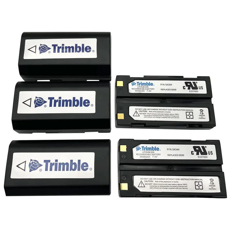 

5 шт., батарея 3400 мАч, 54344 для Trimble 5700 5800 R7 R8 5344 MT1, аккумулятор GPS GNSS аккумулятор RTK