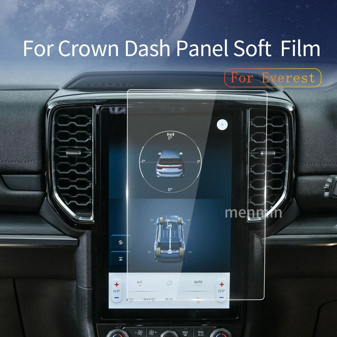 

Car Stickers Screen Protector For Ford Everest 2023 Carplay Tempered Glass Protective Film Navigation Automotive Accessories