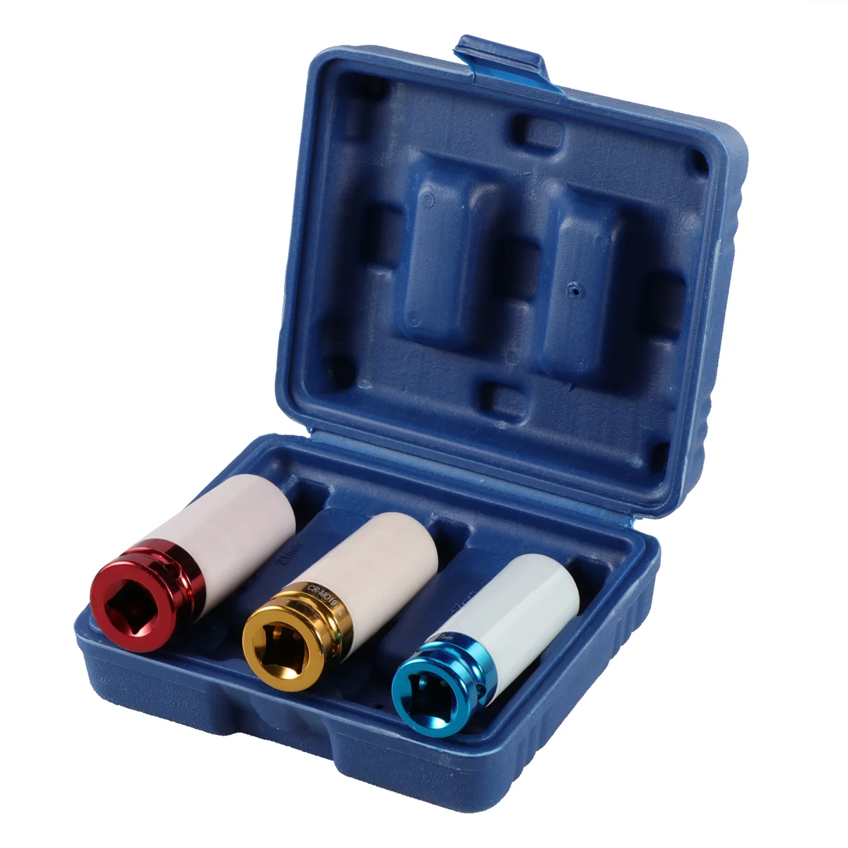 

Impact Protection Insert Wrench Nut Alloy Wheel Nut Color Sleeve 17/19 / 21mm
