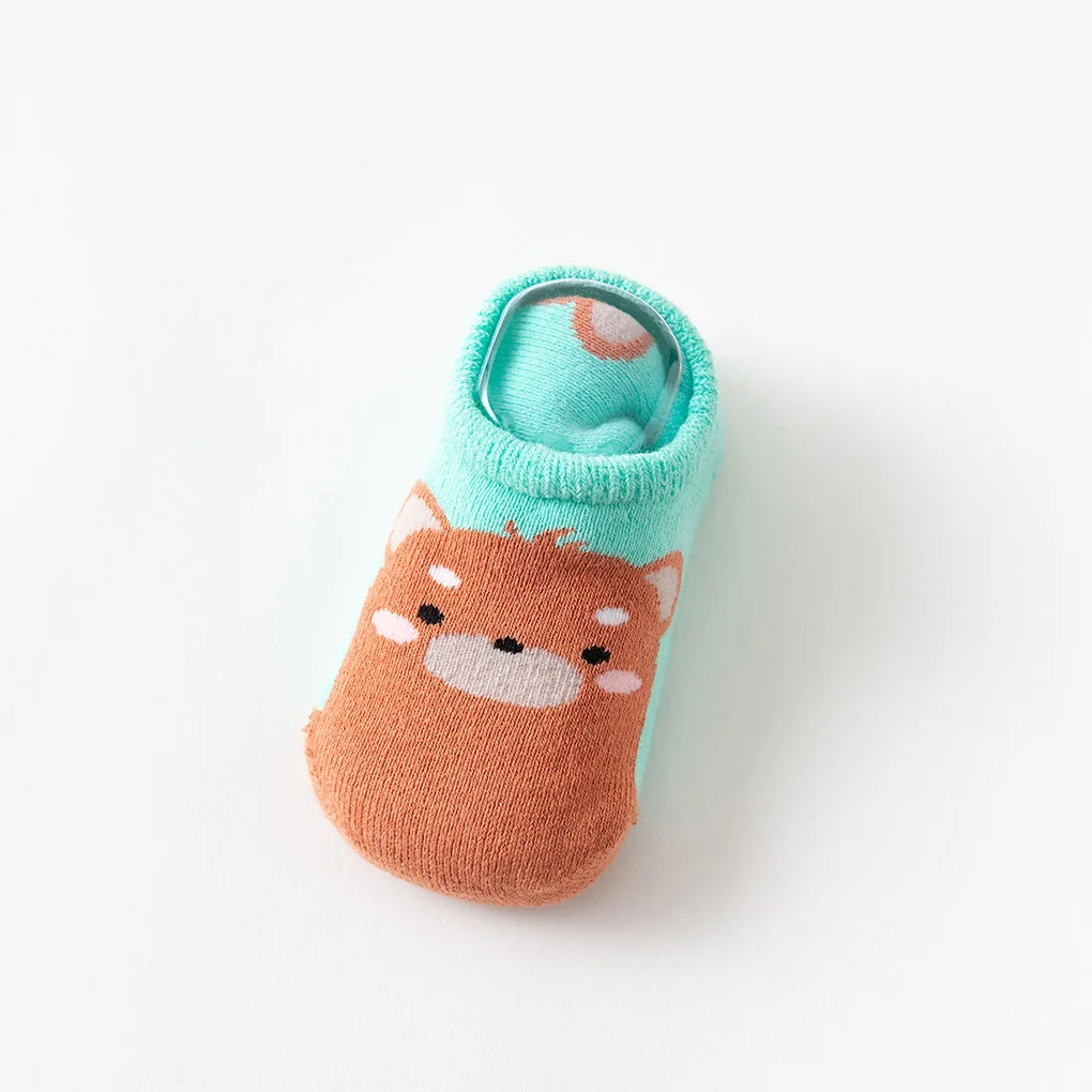 

6 Pair Infant Toddler Socks Cute Cartoon Animal Baby Boat Socks Boy Girl Kids Invisible Short Anti-skid Floor Socks