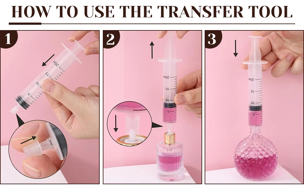 Perfume Dispenser Pump Perfume Extraction Plastic Adapters
