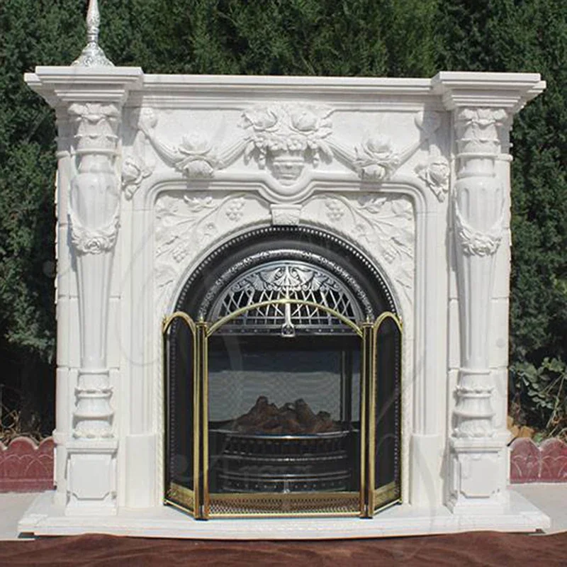 Современный домашний декор в западном стиле пламенные камины мраморный камин