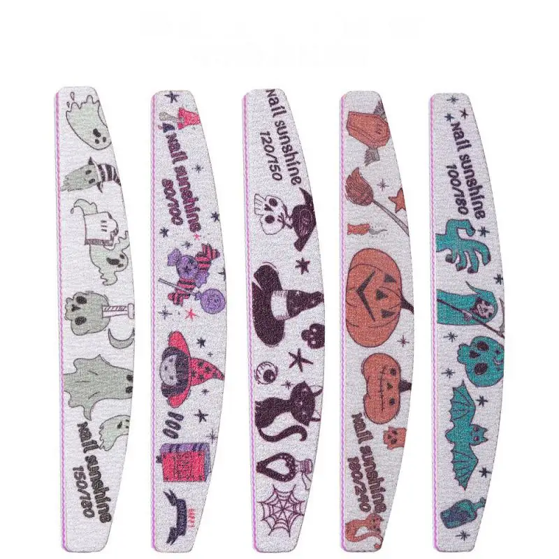 

Матовая лента 80-240, двусторонний инструмент для полировки ногтей на Хэллоуин