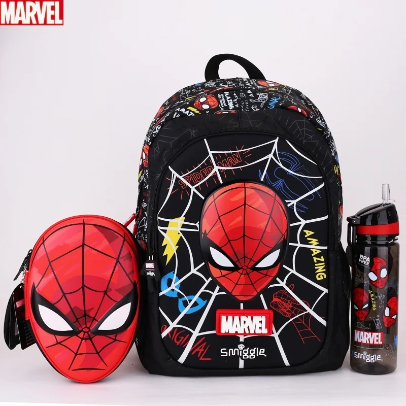 Школьный ранец Marvel для мальчиков с супергероями детские сумки Железного