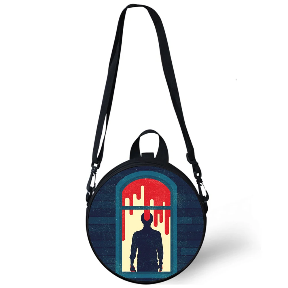 Bates Motel  Child kindergarten Bag 3D Print Crossbody Shoulder Bags For School Women Mini Round Bagpacks Rugtas Bag