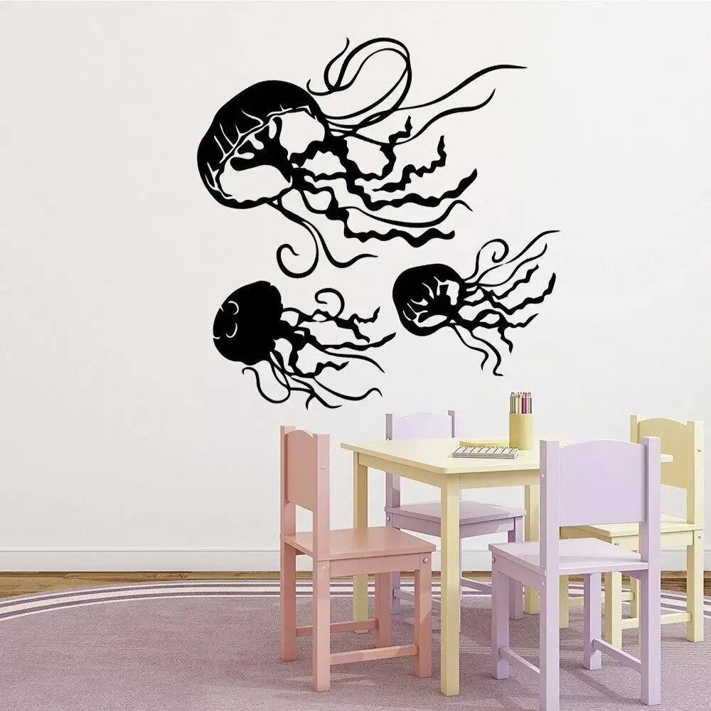 Прямая поставка Настенная Наклейка с Медузой украшение для дома аксессуары