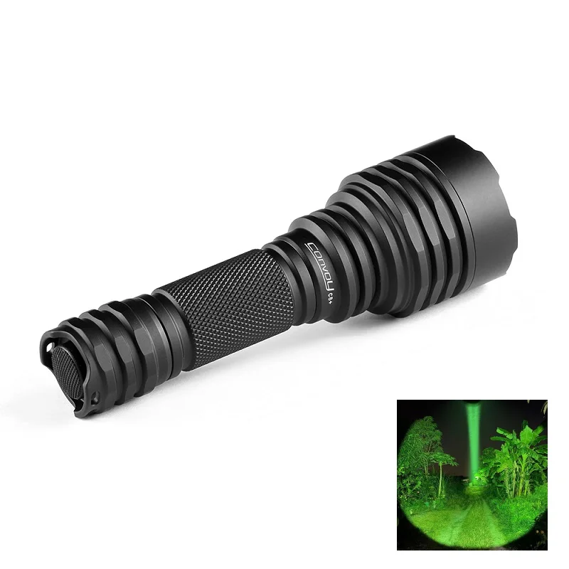 Kp Cslnm1.f1 Green Edc Tactical Flashlight By 18650 Battery 
