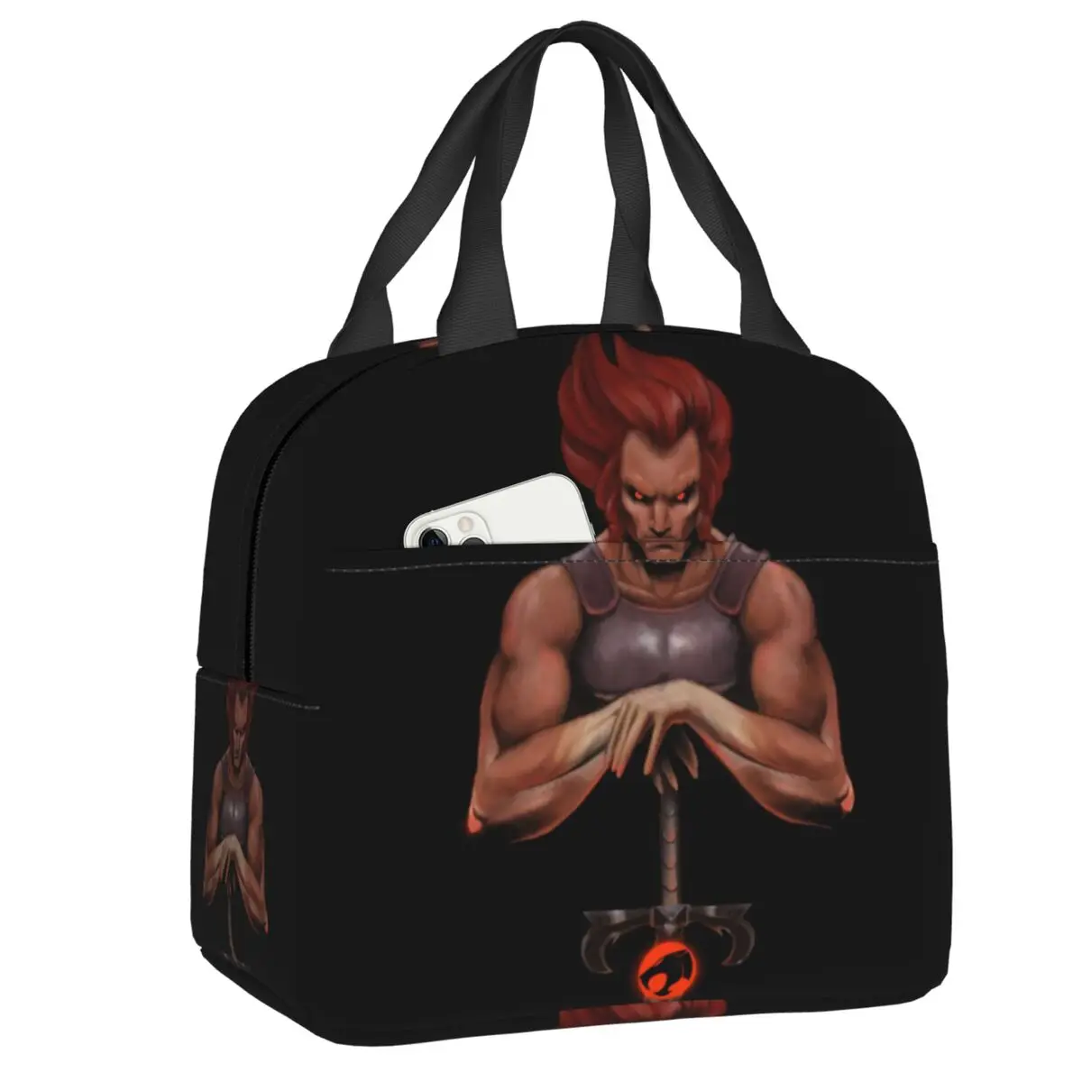 

ThunderCats Anime Manga Tv Movie Thermal Insulated Lunch Bag Women Portable Lunch Container for Picnic Multifunction Food Box