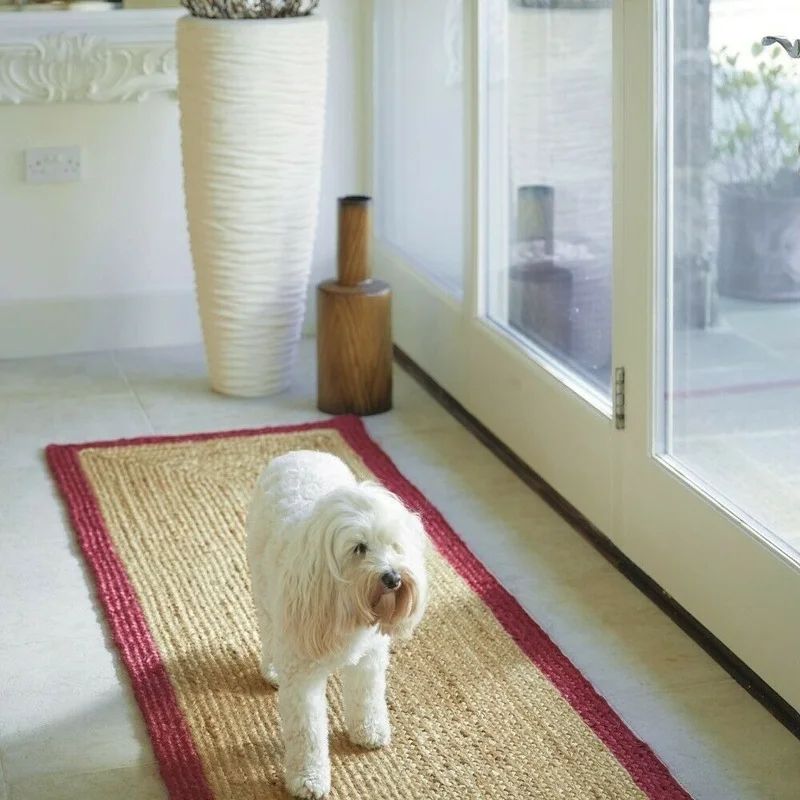 Джутовые коврики и ковры для дома, гостиной, 100% натуральный коврик ручной работы, двусторонний Плетеный Ковер для гостиной, коврики