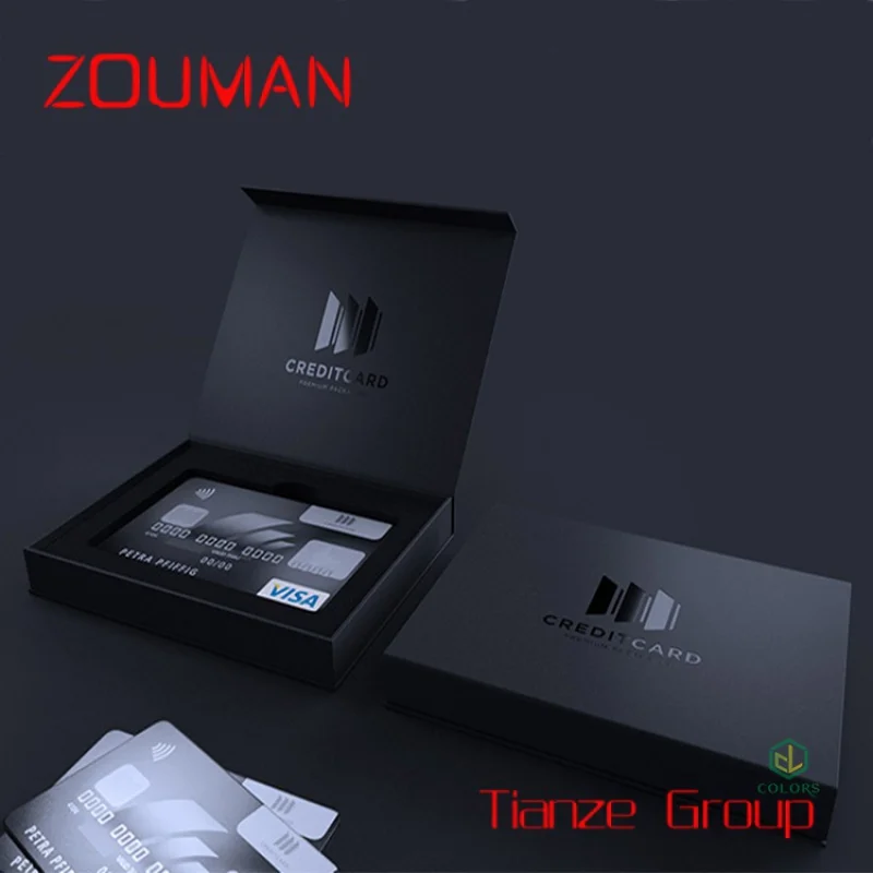 Роскошная Черная Магнитная Подарочная