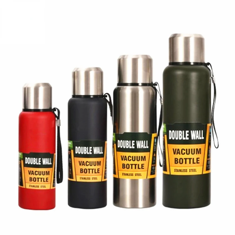 

Теплосберегающий спортивный термос, вместительная бутылка для воды из нержавеющей стали 304, дорожная чашка, термос с двойными стенками, тер...