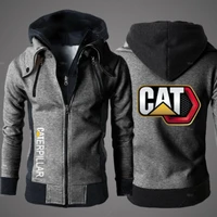 new cat caterpillar tractor mens clothing sweatshirts male jackets fleece warm hoodies quality sportswear harajuku outwear