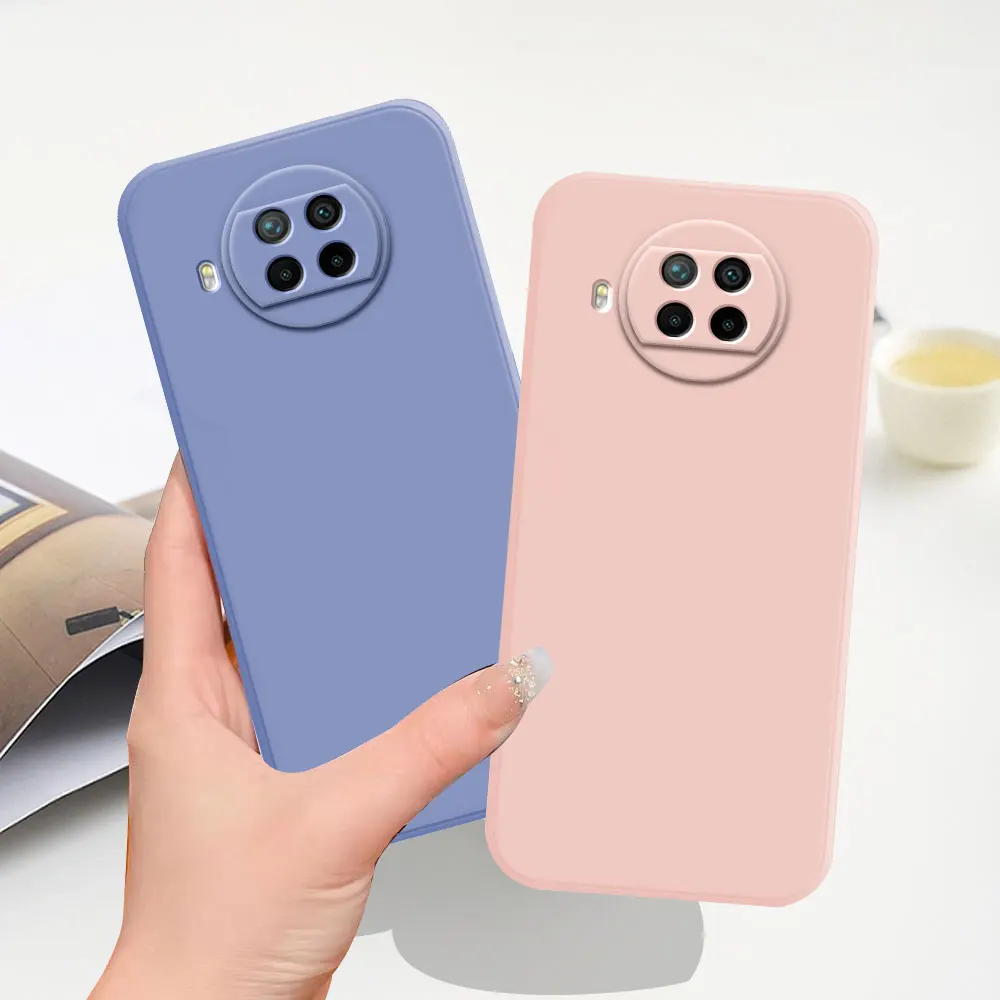 Чехол для Xiaomi Mi 10T Lite 5G Pro 10i 10Lite разноцветный Матовый Мягкий Силиконовый