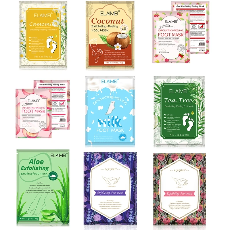 

4 шт., маски-пилинг для ног и педикюра