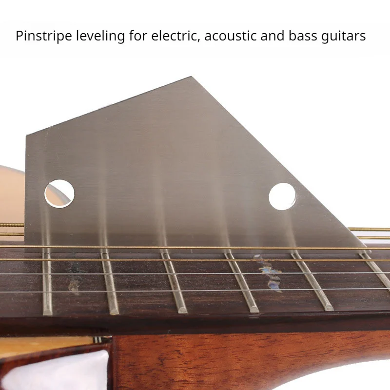 

1 Piece Fret Leveling Tool Guitar Bass Neck Fingerboard Measuring Ruler Stainless Steel Fret Rocker Guitar Luthier Tool